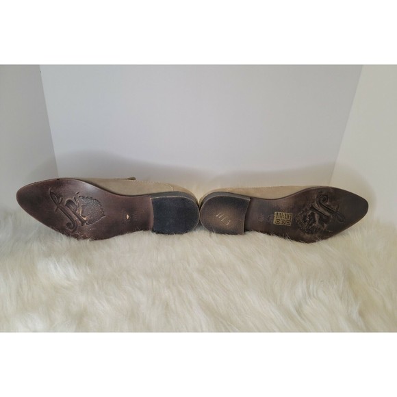 Free People Brady Suede Tan Pointed Toe Loafers Shoes Size US 8.5-9 / EU 39.5 - Picture 7 of 11